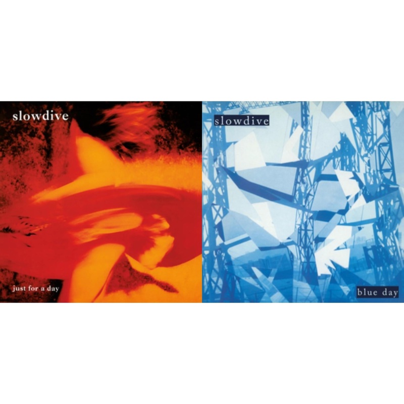 Slowdive – Just For A Day (Translucent Red Marbled LP Vinyl) & Blue Day (Blue & White Marbled LP Vinyl)