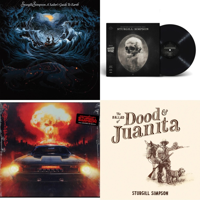 Sturgill Simpson – Sailor’s Guide To Earth (Clear LP Vinyl) & Metamodern Sounds In Country Music 10 Year Anniversary Edition (180G) & Sound & Fury & Ballad Of Dood & Juanita