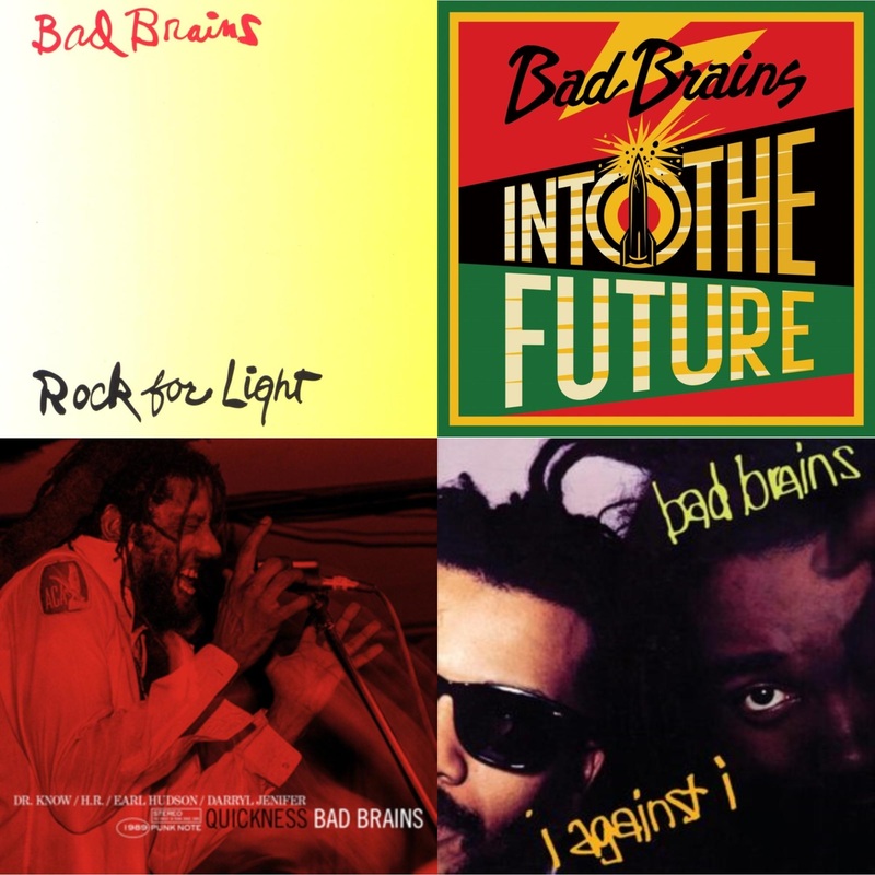 Bad Brains – Rock For Light (Burnt Orange LP Vinyl) & Into The Future (Green, Yellow, Red Splatter LP Vinyl) & Quickness (Punk Note) & I Against I