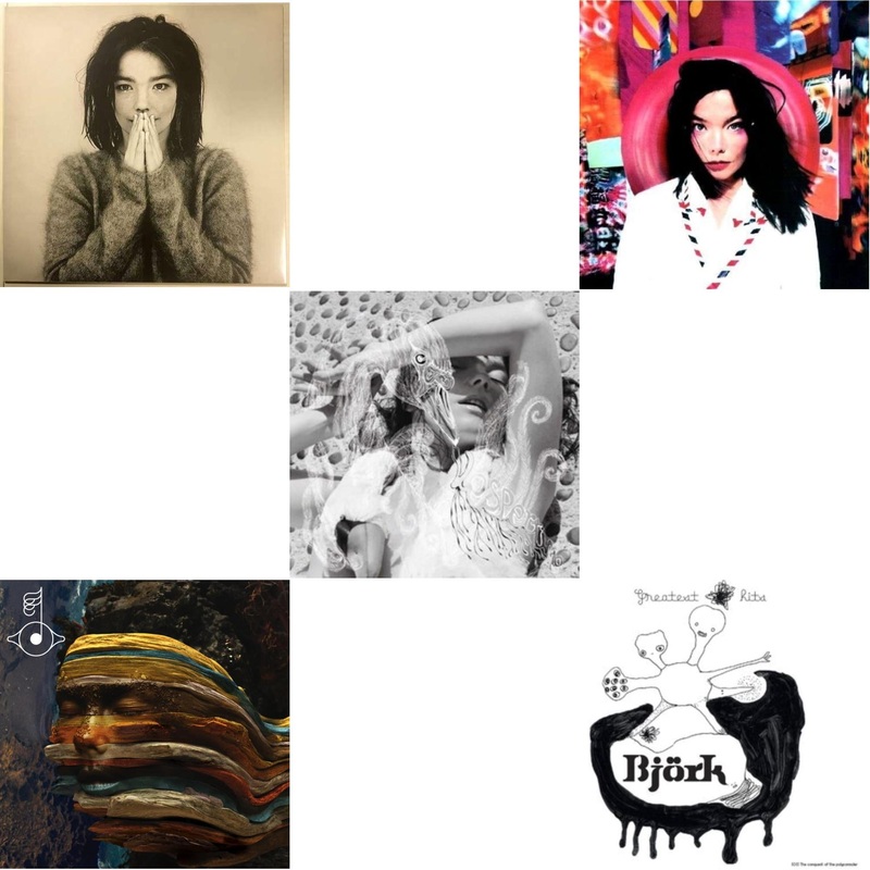 Bjork – Debut & Bastards: Remix & Vespertine & Post & Greatest Hits – LP Vinyl Bundle