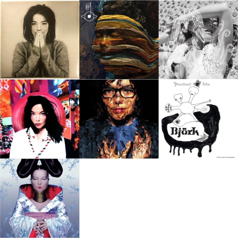 Bjork – Debut & Bastards: Remix & Vespertine & Post & Selma Songs & Greatest Hits & Homogenic – LP Vinyl Bundle