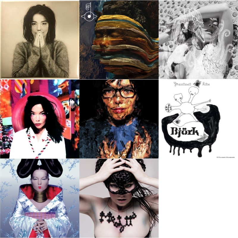 Bjork – Debut & Bastards: Remix & Vespertine & Post & Selma Songs & Greatest Hits & Homogenic & Medulla – LP Vinyl Bundle