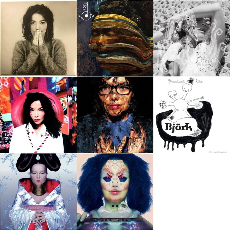 Bjork – Debut & Bastards: Remix & Vespertine & Post & Selma Songs & Greatest Hits & Homogenic & Utopia – LP Vinyl Bundle