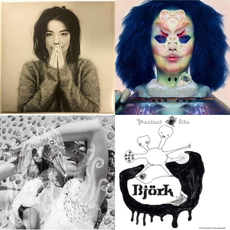 Bjork – Debut & Utopia & Vespertine & Greatest Hits – LP Vinyl Bundle