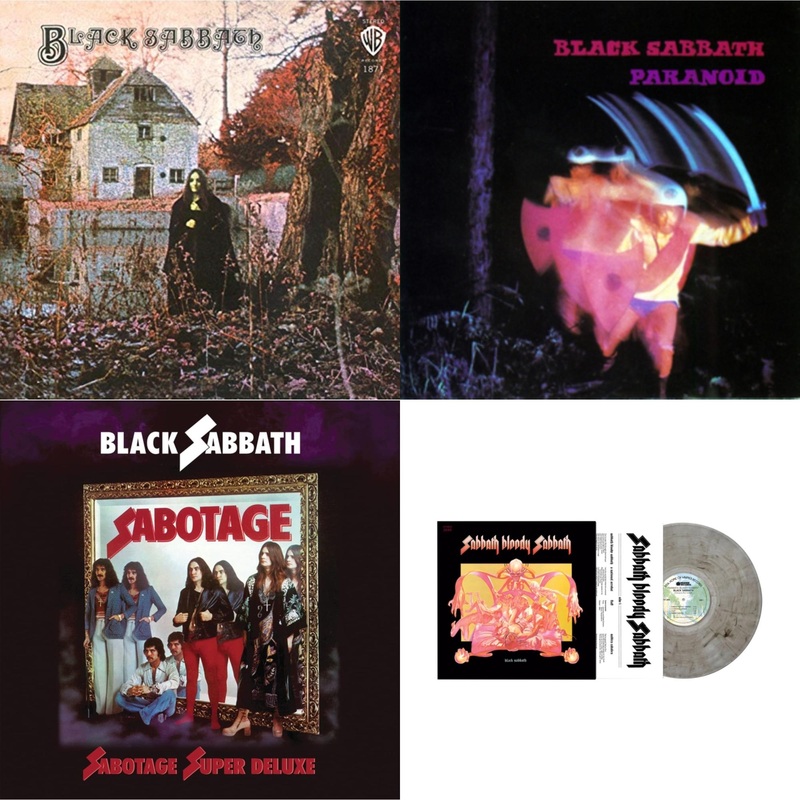 Black Sabbath – Black Sabbath (180G) & Paranoid & Sabotage (Super Deluxe Edition/4LP/7Inch) & Sabbath Bloody Sabbath (Smoky LP Vinyl) (Syeor)