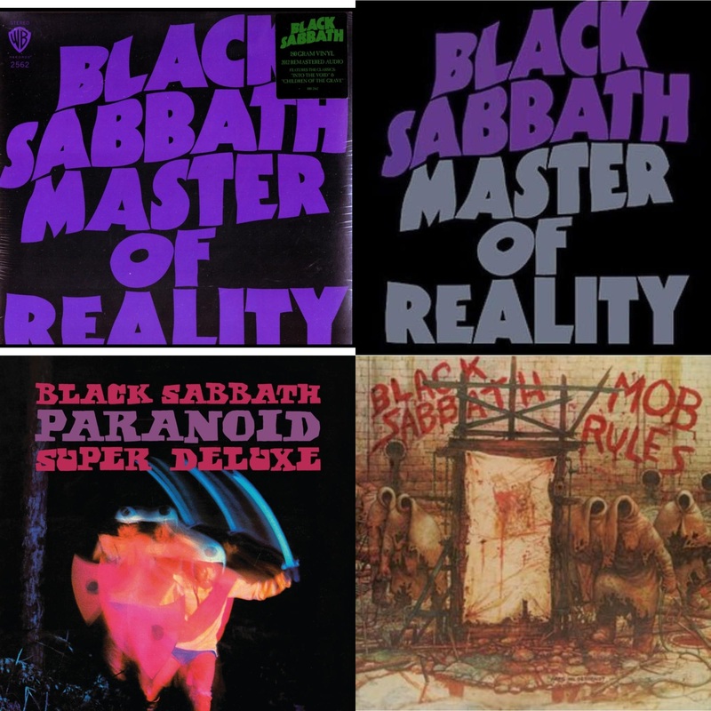 Black Sabbath – Master Of Reality (180G) & Master Of Reality & Paranoid (Deluxe Edition) & Mob Rules (Deluxe/2LP)