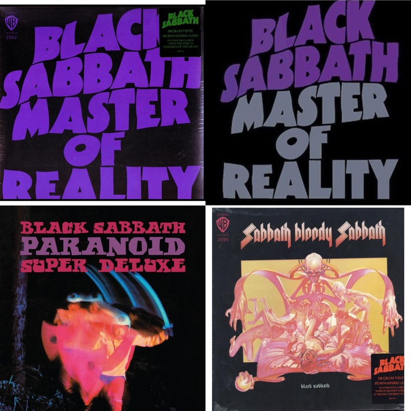 Black Sabbath – Master Of Reality (180G) & Master Of Reality & Paranoid (Deluxe Edition) & Sabbath Bloody Sabbath (180G) – LP Vinyl Bundle