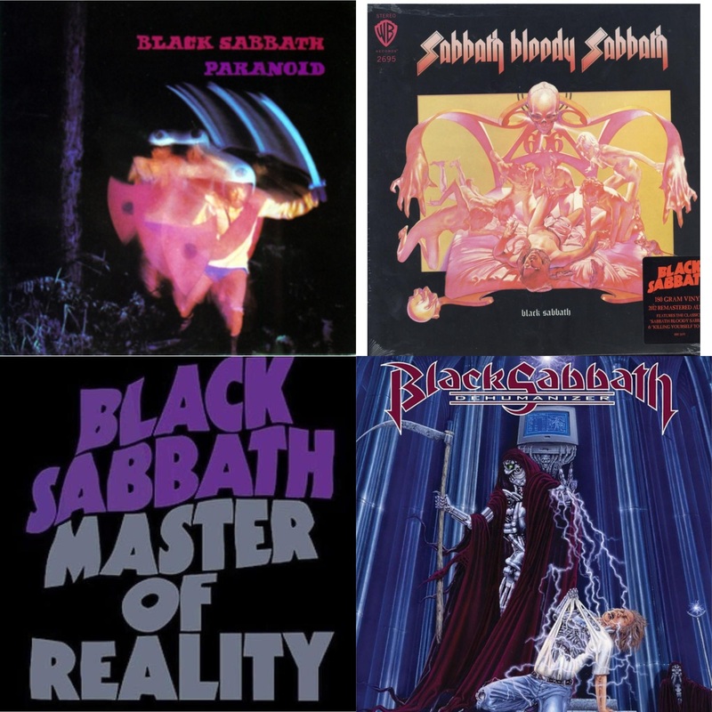 Black Sabbath – Paranoid & Sabbath Bloody Sabbath (180G) & Master Of Reality & Dehumanizer (Deluxe Edition/2LP) (Rocktober)