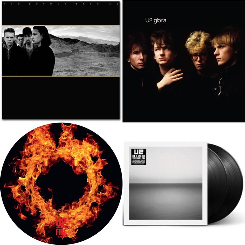 U2 – Joshua Tree & Gloria (40Th Anniversary/180G/Transparent Yellow LP Vinyl) & Fire (40Th Anniversary Edition/Picture Disc) & No Line On The Horizon (2 LP)
