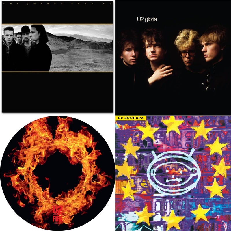 U2 – Joshua Tree & Gloria (40Th Anniversary/180G/Transparent Yellow LP Vinyl) & Fire (40Th Anniversary Edition/Picture Disc) & Zooropa (Transparent Yellow/2LP)