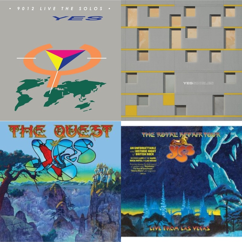 Yes – 9012Live – The Solos (180G/Limited Edition) & Yessingles (Yellow/Orange/Black Splatter LP Vinyl) (Rocktober) & Quest (2LP/2CD) & Royal Affair Tour (Live In Las Vegas)