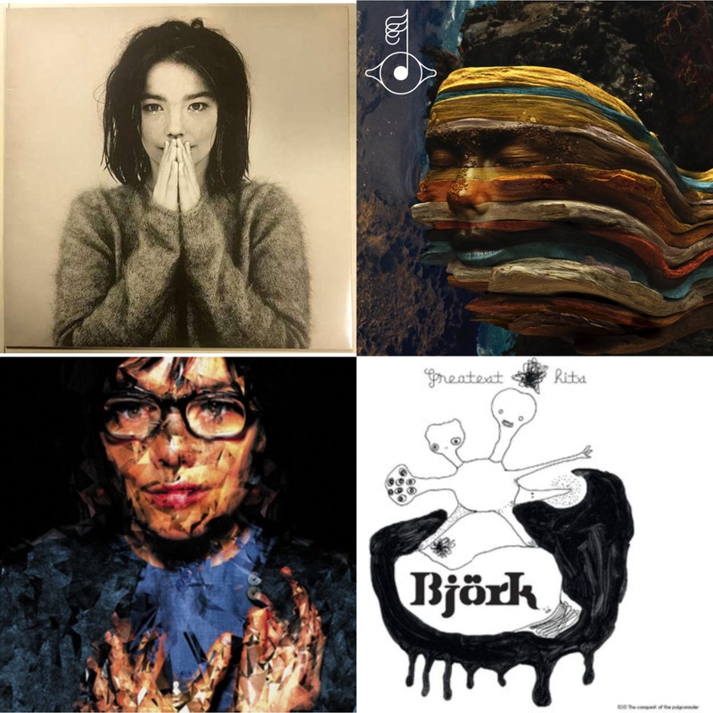 Bjork – Debut & Bastards: Remix & Selma Songs & Greatest Hits – LP Vinyl Bundle