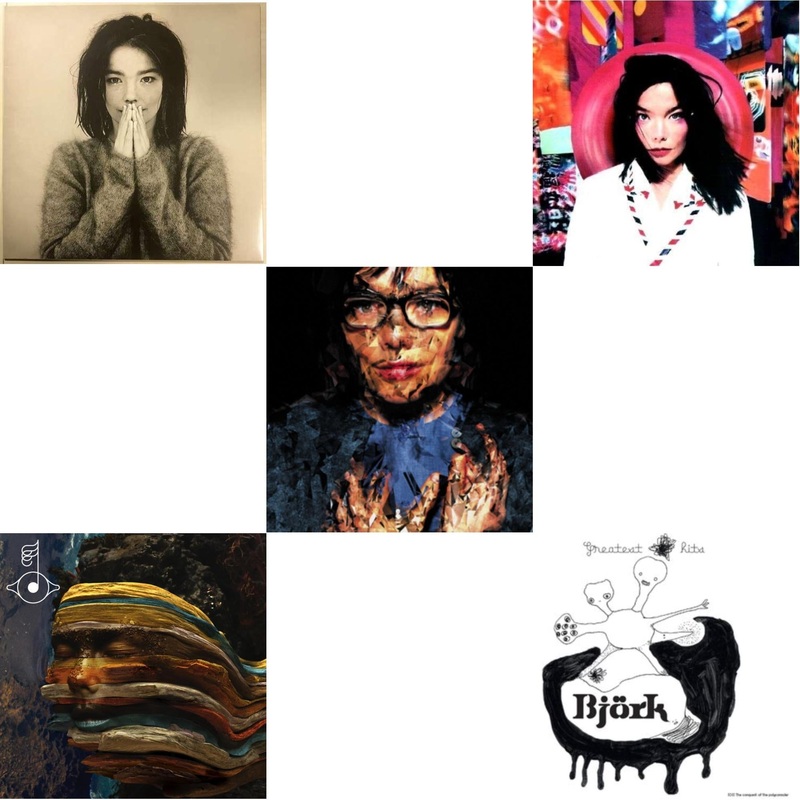 Bjork – Debut & Bastards: Remix & Selma Songs & Post & Greatest Hits – LP Vinyl Bundle