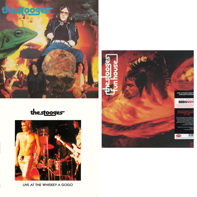 Stooges – My Girl Hates My Heroin (Splatter LP Vinyl) & Live At Whiskey A Gogo (White LP Vinyl) & Fun House