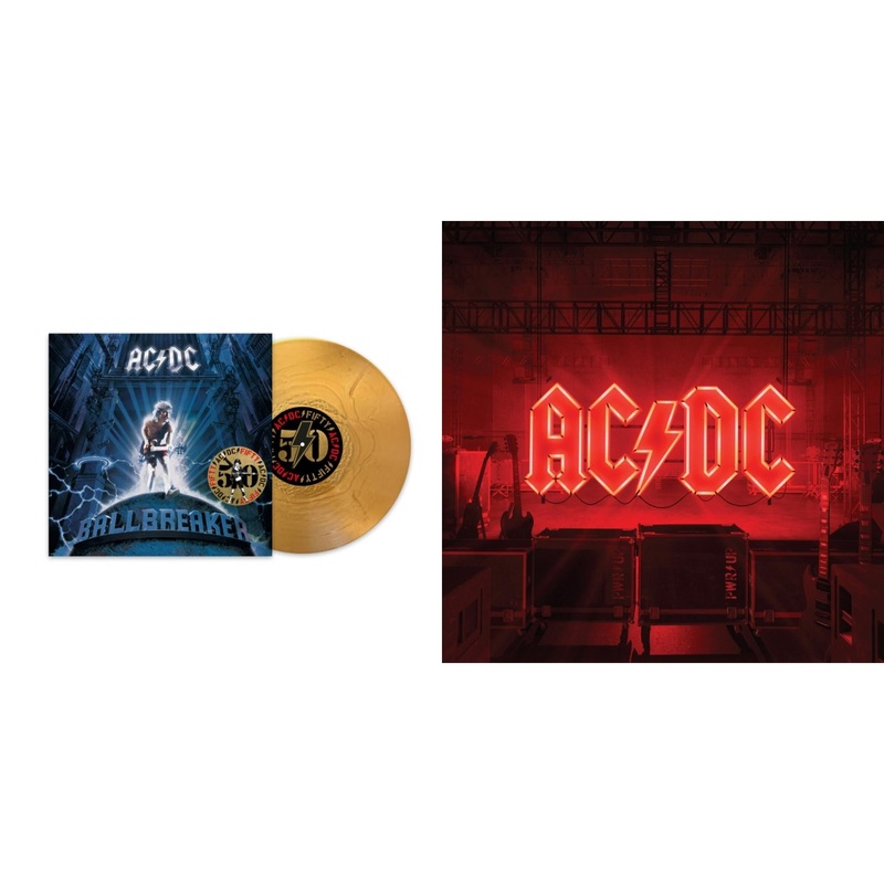 Ac/Dc – Ballbreaker (50Th Anniversary/Gold Color LP Vinyl) & Power Up (180G/Gatefold Jacket/Inner Sleeve)
