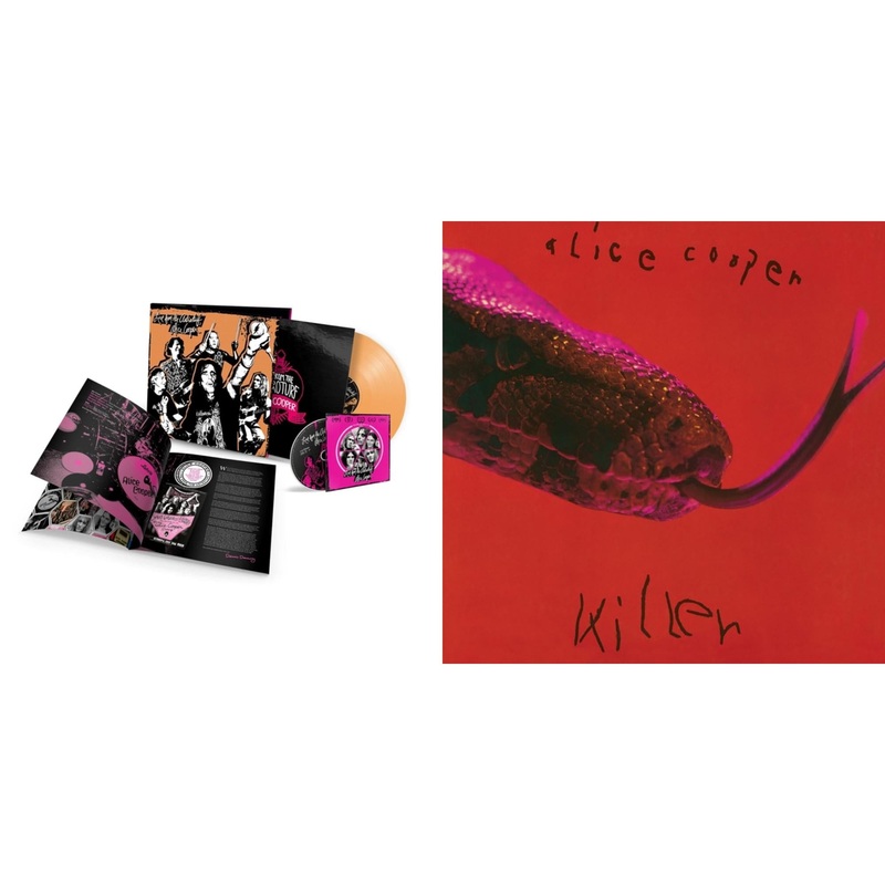Alice Cooper – Live From The Astroturf (Apricoot LP Vinyl/DVD) & Killer (Expanded & Remastered/3LP)