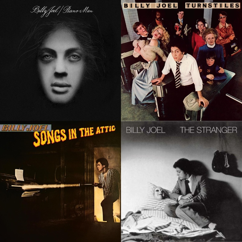 Billy Joel – Piano Man & Turnstiles & Songs In The Attic & Stranger (180G) – LP Vinyl Bundle