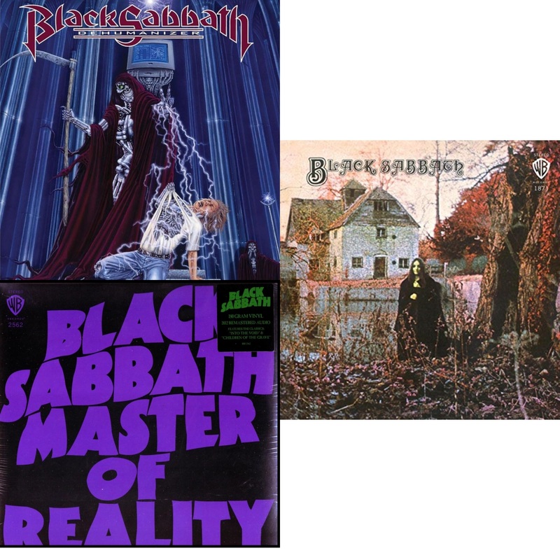 Black Sabbath – Dehumanizer (Deluxe Edition/2LP) (Rocktober) & Master Of Reality (180G) & Black Sabbath (180G)