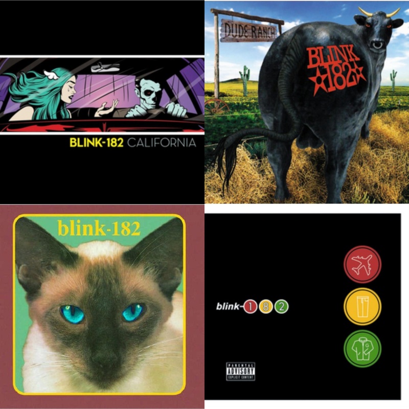 Blink-182 – California (Deluxe/2LP/180G) & Dude Ranch & Cheshire Cat & Take Off Your Pants & Jacket