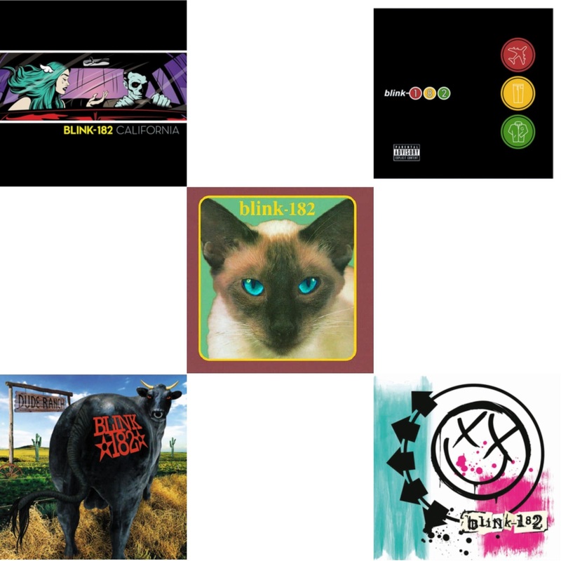 Blink-182 – California (Deluxe/2LP/180G) & Dude Ranch & Cheshire Cat & Take Off Your Pants & Jacket & Blink-182
