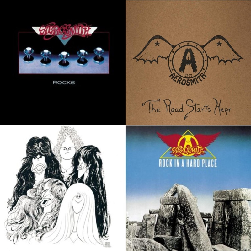 Aerosmith – Rocks & 1971: The Road Starts Here & Draw The Line & Rock In A Hard Place – LP Vinyl Bundle