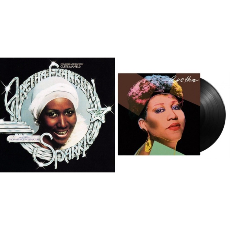 Aretha Franklin – Sparkle (Crystal Clear LP Vinyl) (Syeor) & Aretha (180G)