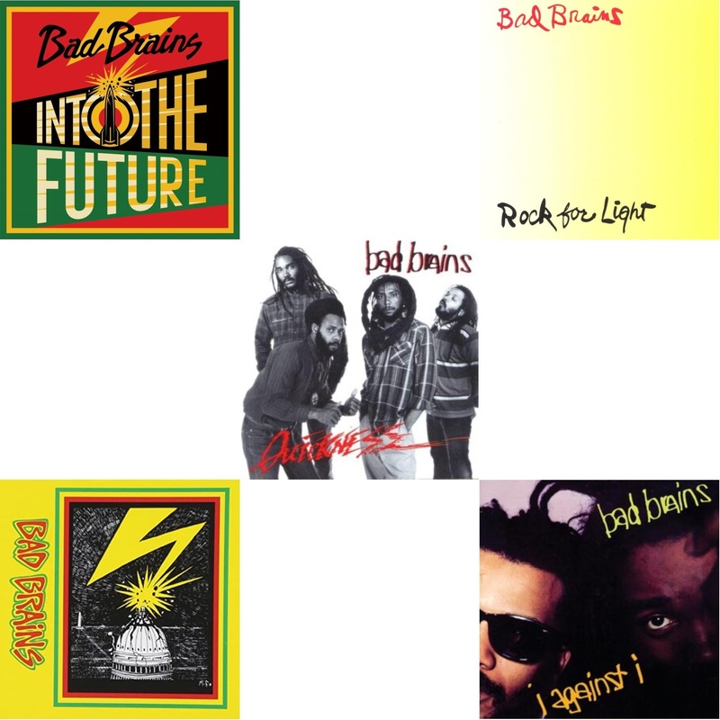 Bad Brains – Into The Future (Green, Yellow, Red Splatter LP Vinyl) & Bad Brains & Quickness & Rock For Light (Burnt Orange LP Vinyl) & I Against I