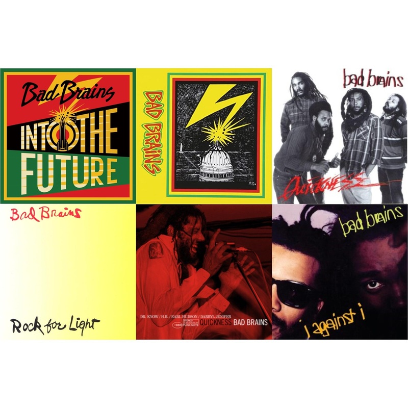 Bad Brains – Into The Future (Green, Yellow, Red Splatter LP Vinyl) & Bad Brains & Quickness & Rock For Light (Burnt Orange LP Vinyl) & Quickness (Punk Note) & I Against I