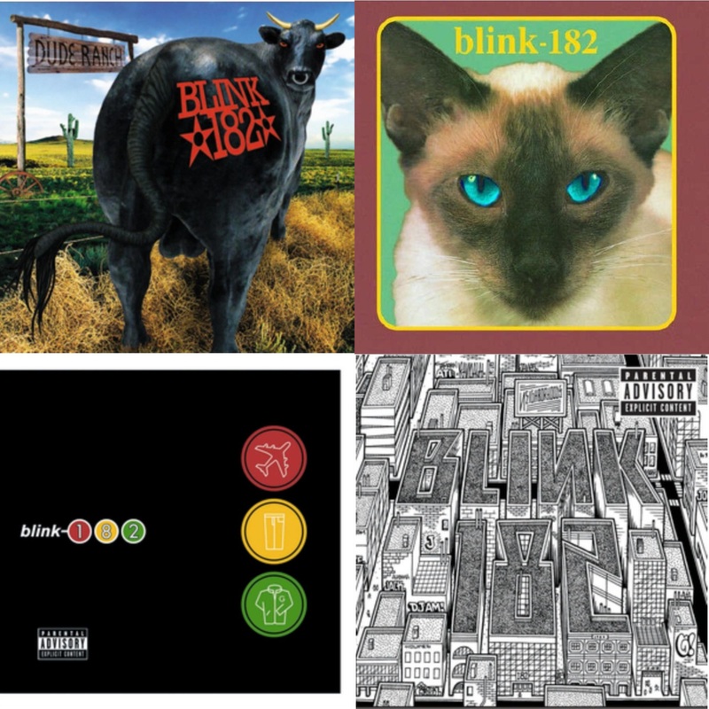 Blink-182 – Dude Ranch & Cheshire Cat & Take Off Your Pants & Jacket & Neighborhoods – LP Vinyl Bundle