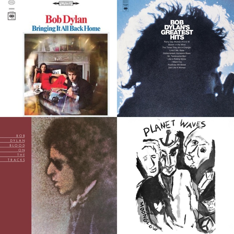 Bob Dylan – Bringing It All Back Home & Greatest Hits (150G/Dl Card) & Blood On The Tracks (150G/Dl Insert) & Planet Waves (150G LP Vinyl/Dl)