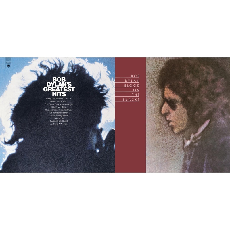 Bob Dylan – Greatest Hits (150G/Dl Card) & Blood On The Tracks (150G/Dl Insert) – LP Vinyl Bundle