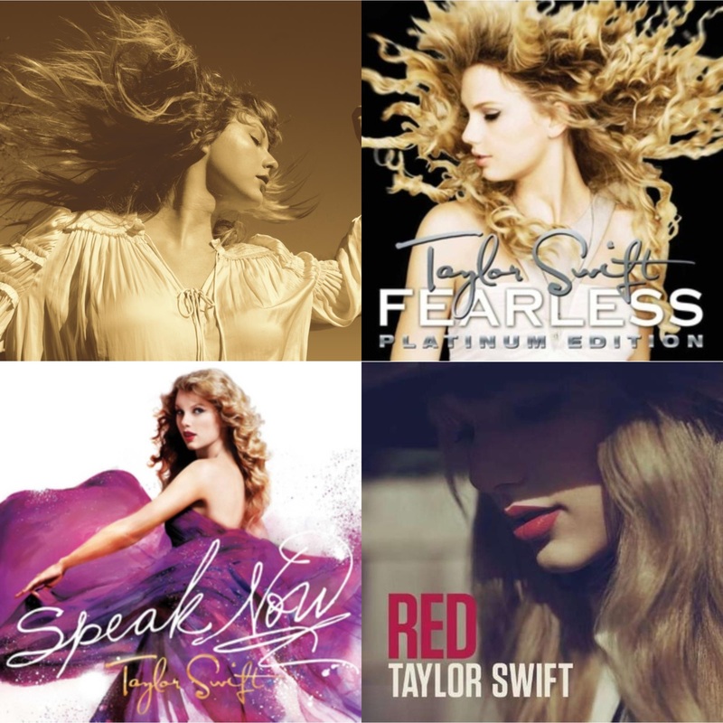 Taylor Swift – Fearless (Taylor’s Version) (Gold Vinyl/3LP) & Fearless Platinum Edition & Speak Now & Red