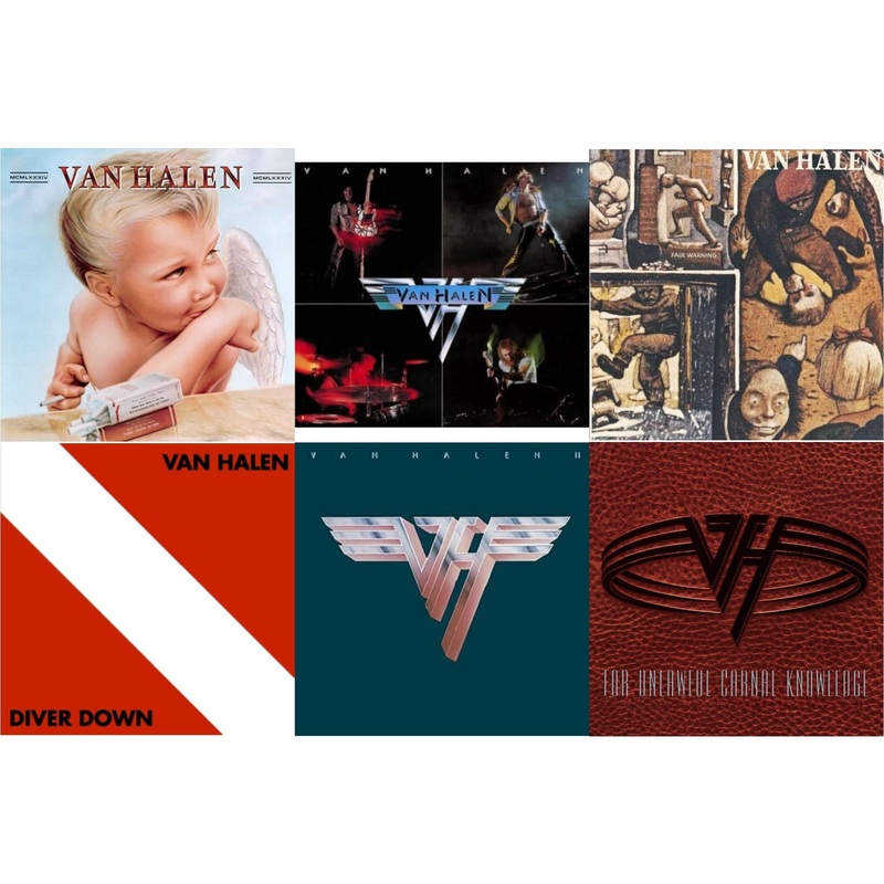 Van Halen – 1984 & Van Halen (Digitally Remastered) & Fair Warning & Diver Down & Van Halen Ii (180G/Remastered) & For Unlawful Carnal Knowledge (2LP/Blu-Ray/2CD)