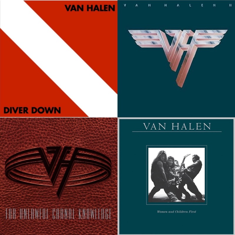 Van Halen – Diver Down & Van Halen Ii (180G/Remastered) & For Unlawful Carnal Knowledge (2LP/Blu-Ray/2CD) & Women & Children First