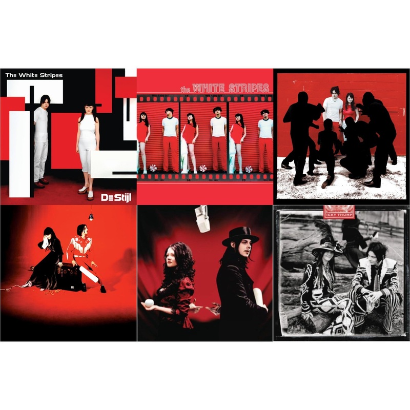 White Stripes – De Stijl & White Stripes & White Blood Cells (Reissue) & Elephant (2LP) & Get Behind Me Satan (2LP) & Icky Thump (2LP)