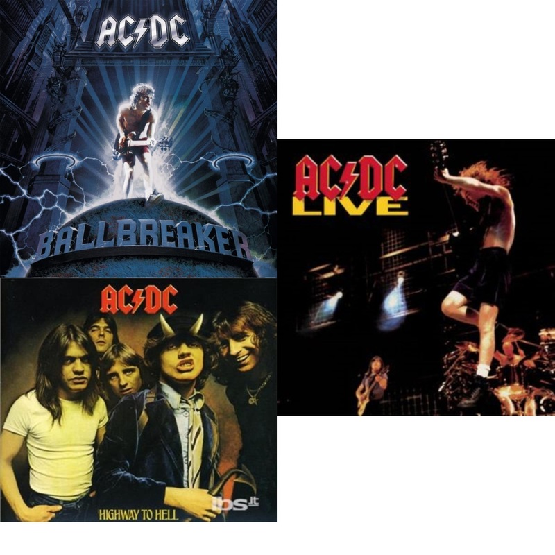 Ac/Dc – Ballbreaker & Highway To Hell & Live – CD Bundle