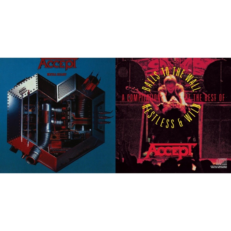 Accept – Metal Heart & Compilation Best Of Balls To Wall / Restless & Wild – CD Bundle