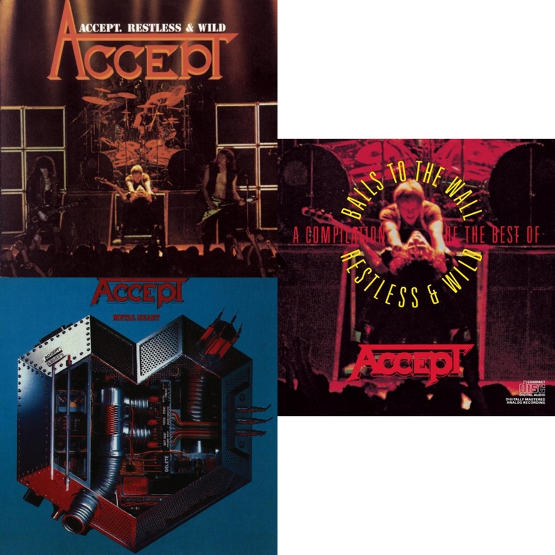 Accept – Restless & Wild & Metal Heart & Compilation Best Of Balls To Wall / Restless & Wild – CD Bundle