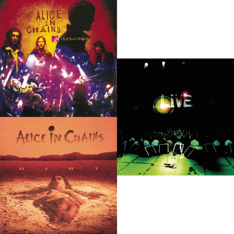 Alice In Chains – Unplugged & Dirt & Live – CD Bundle