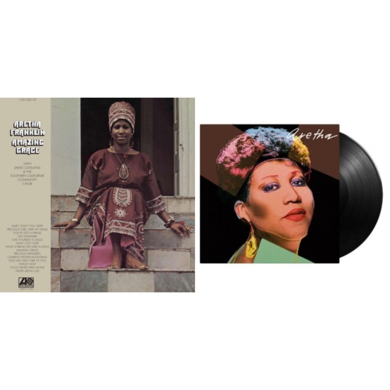 Aretha Franklin – Amazing Grace & Aretha (180G) – LP Vinyl Bundle