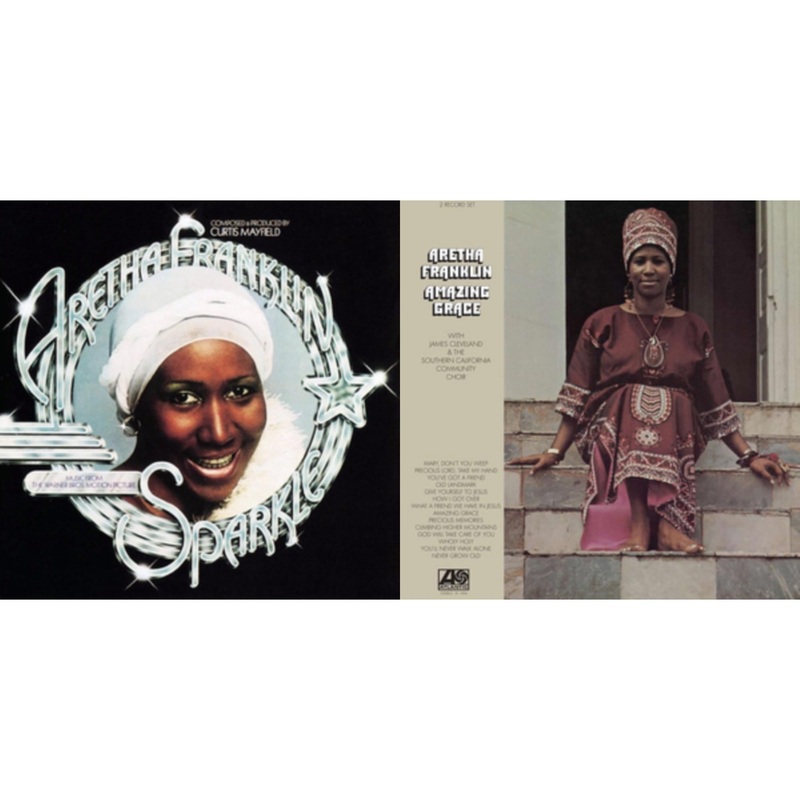 Aretha Franklin – Sparkle (Crystal Clear LP Vinyl) (Syeor) & Amazing Grace