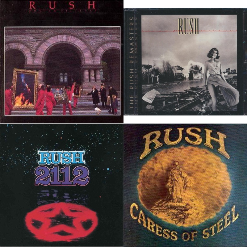 Rush – Moving Pictures (Remastered) & Permanent Waves & 2112 & Caress Of Steel – CD Bundle