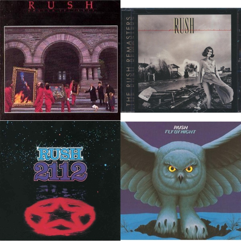 Rush – Moving Pictures (Remastered) & Permanent Waves & 2112 & Fly By Night – CD Bundle