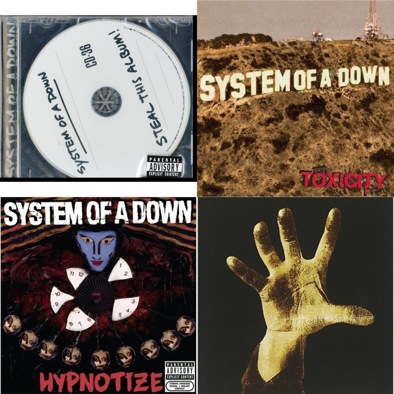 System Of A Down – Steal This Album & Toxicity & Hypnotize & System Of A Down – CD Bundle