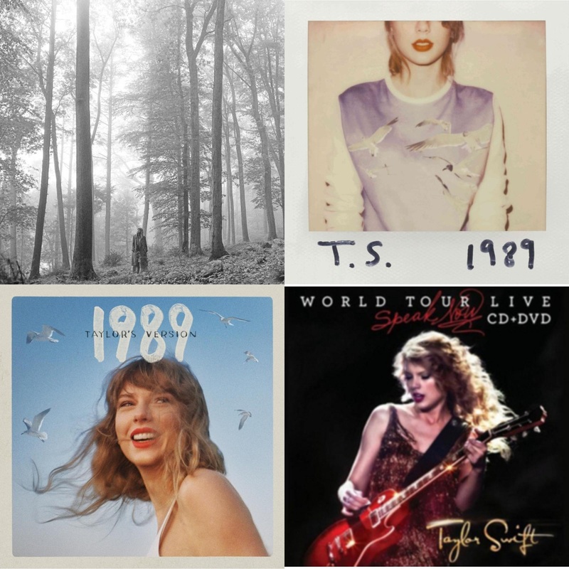 Taylor Swift – Folklore (Edited) & 1989 & 1989 (Taylor’s Version) & Speak Now World Tour Live (CD/DVD)
