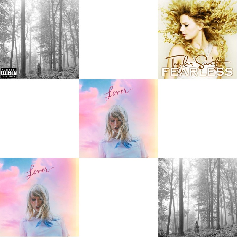 Taylor Swift – Folklore (X) & Lover & Lover (Deluxe) (Version 2) & Fearless & Folklore (Edited) – CD Bundle