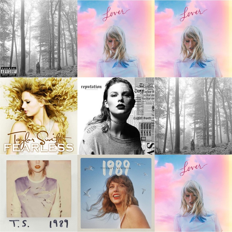 Taylor Swift – Folklore (X) & Lover & Lover (Deluxe) (Version 2) & Fearless & Reputation & Folklore (Edited) & 1989 & 1989 (Taylor’s Version) & Lover (Deluxe) (Version 1) – CD Bundle