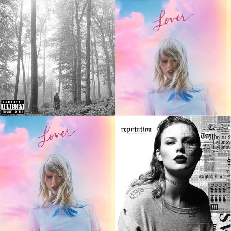 Taylor Swift – Folklore (X) & Lover & Lover (Deluxe) (Version 2) & Reputation – CD Bundle