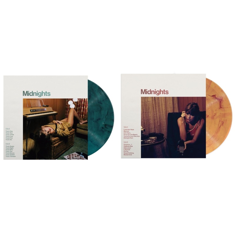 Taylor Swift – Midnights (X) (Jade Green LP Vinyl) & Midnights (X) (Blood Moon LP Vinyl)