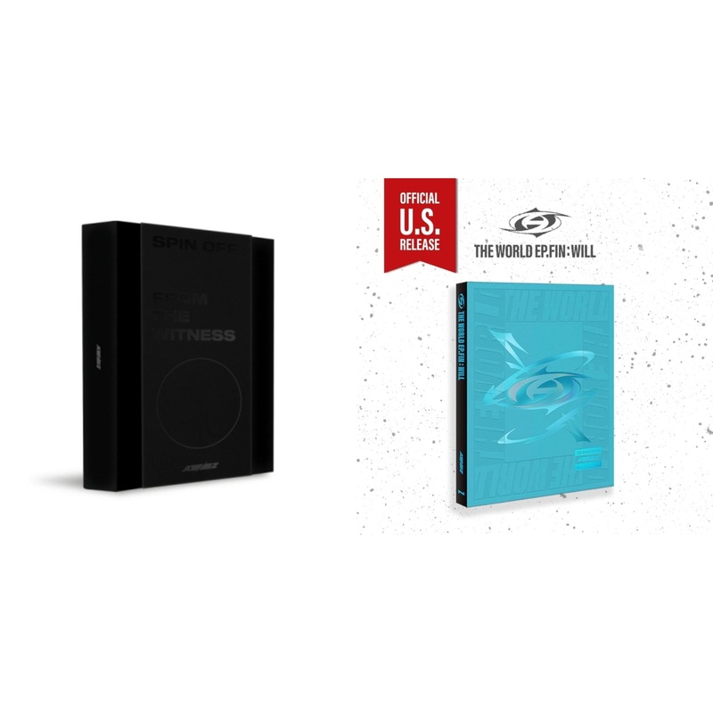 Ateez – Spin Off : From The Witness (Witness Version) (Limited) & World Ep.Fin : Will – (Z Ver.) (Us Basic) – CD Bundle